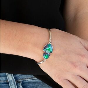 Deep Space Shimmer Green Bracelet